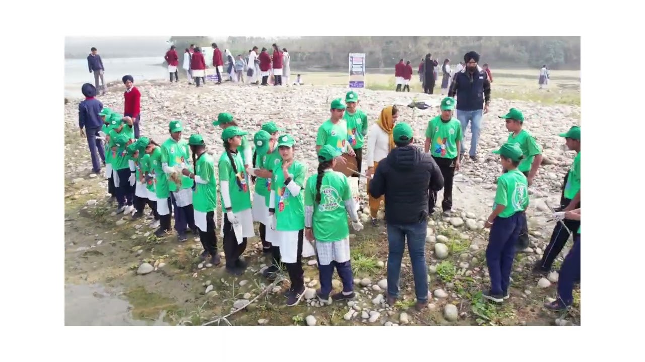 Students of GHS Raipur, Punjab, celebrated the beauty of nature at Rupnagar Wetland, a Ramsar site.