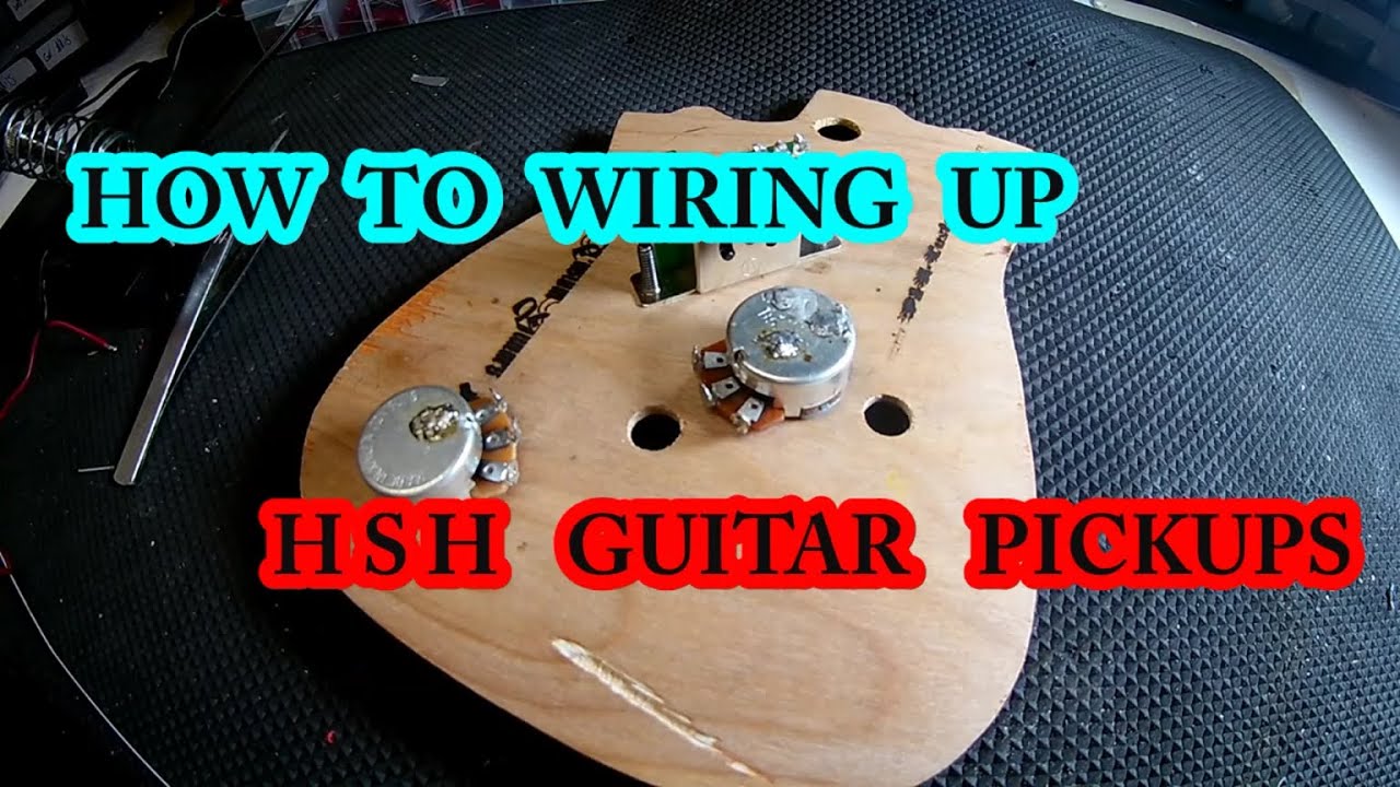 How to wire up a guitar with HSH Pickups