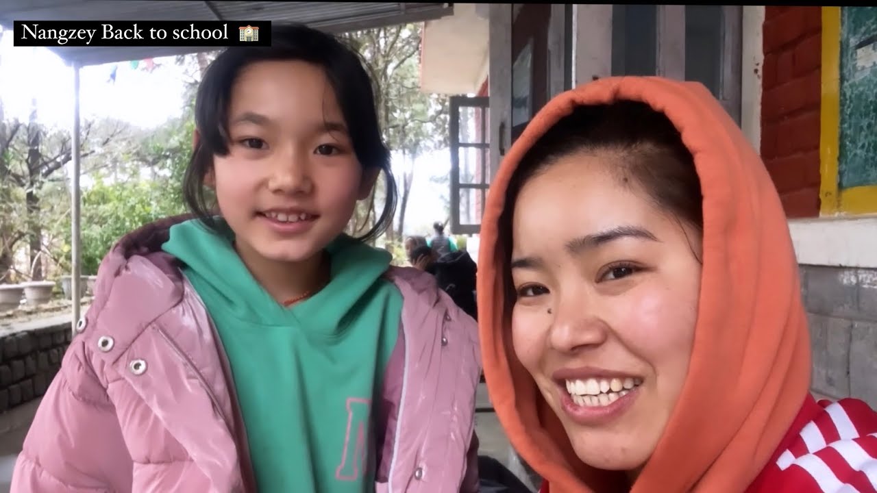 After 5 months back #Nangzey back to Khemstang#Gopalpur #School #Tibetanvlogger