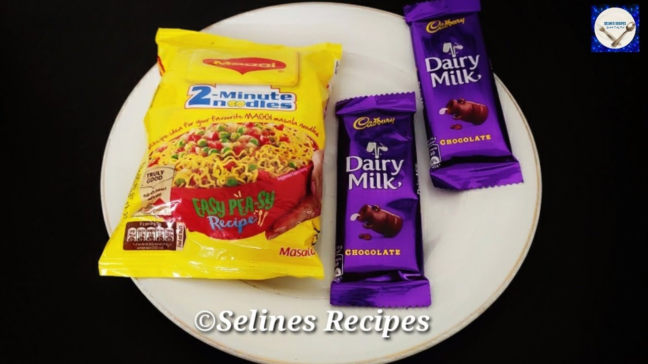 Dairy Milk Chocolate Noodles | 5 Minutes Evening Snacks Recipe | Chocolate Maggi Recipe |