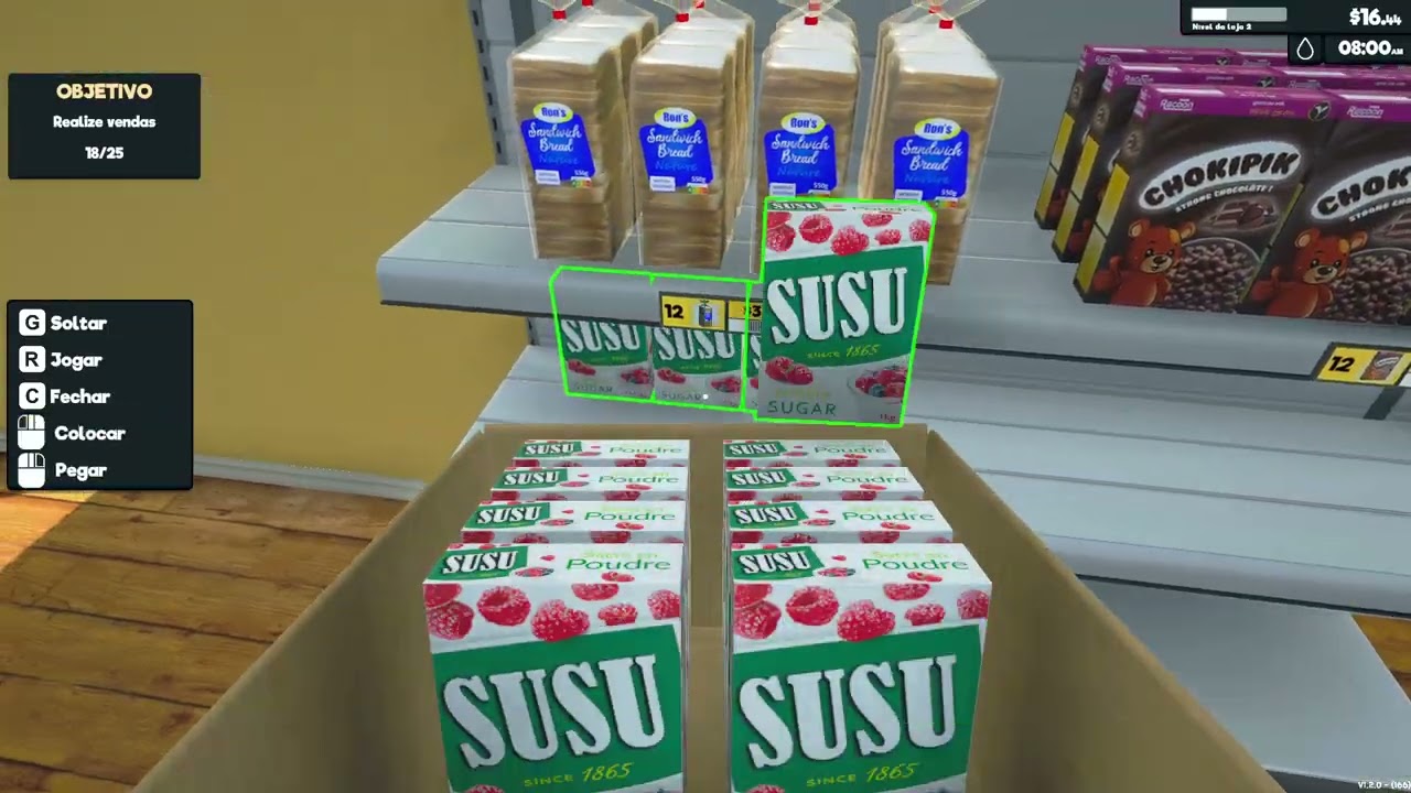 super market simulator ( jogo de super mercado )