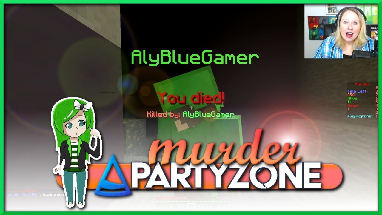 I QUIT!!!! | MURDER FRIDAY | Minecraft Murder on MCPZ | SallyGreenGamer