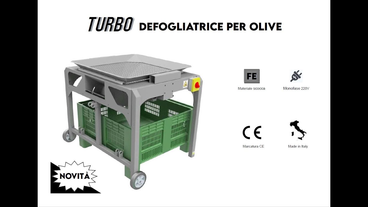 TURBO defogliatrice per olive