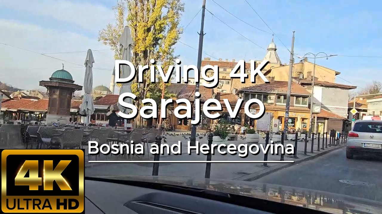 Sarajevo City Drive 4K | Bosnia POV Driving Tour