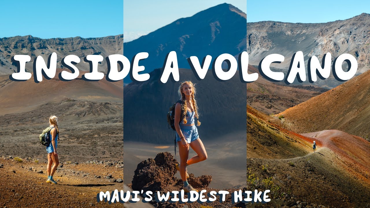Hiking INSIDE the Haleakala Crater at Haleakala National Park (Sliding Sands Trail)