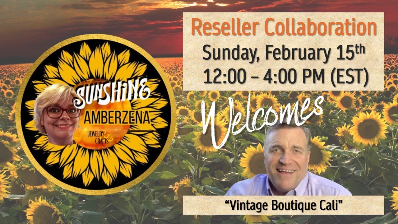RESELLER COLLABORATION WITH DOUG FROM VINTAGE BOUTIQUE CALI ON 02/15/26 at 11:00 CST