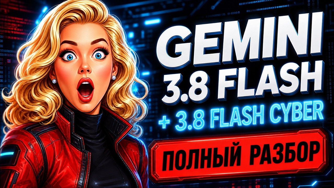 Gemini 3.8 Flash и 3.8 Flash Cyber &mdash; новый уровень агентов. Разбор и тест