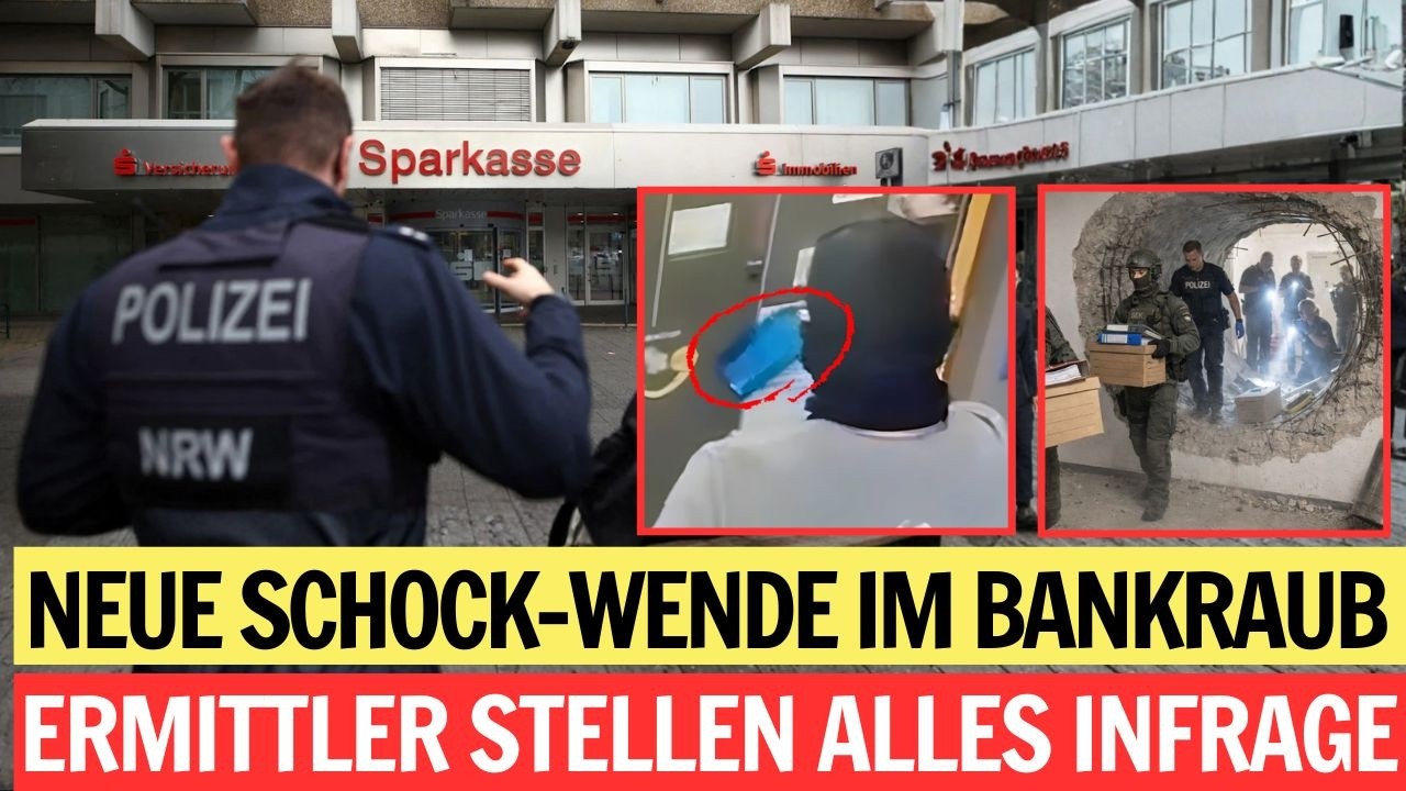 VOR 1 MINUTE: Neue Schock-Wende im Jahrhundert-Bankraub – Ermittler fassungslos