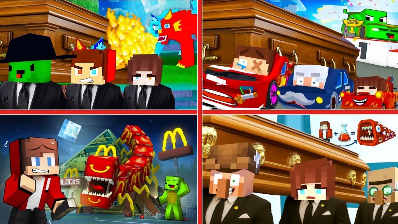 JJ Elemental WOLF 🆚 JJ Lightning McQueen 🆚 JJ and JJ`s Girl COMPUTER 🆚 JJ and Mikey 🎶🎵 Who Is Best?