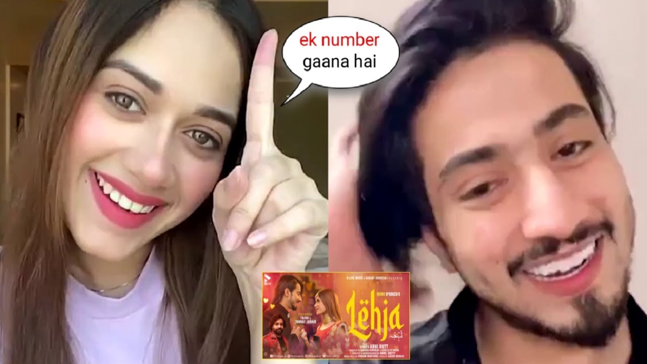 Lehja Song - Jannat Zubair And Faisu LIVE With Singer Abhi Dutt #lehja #fainat