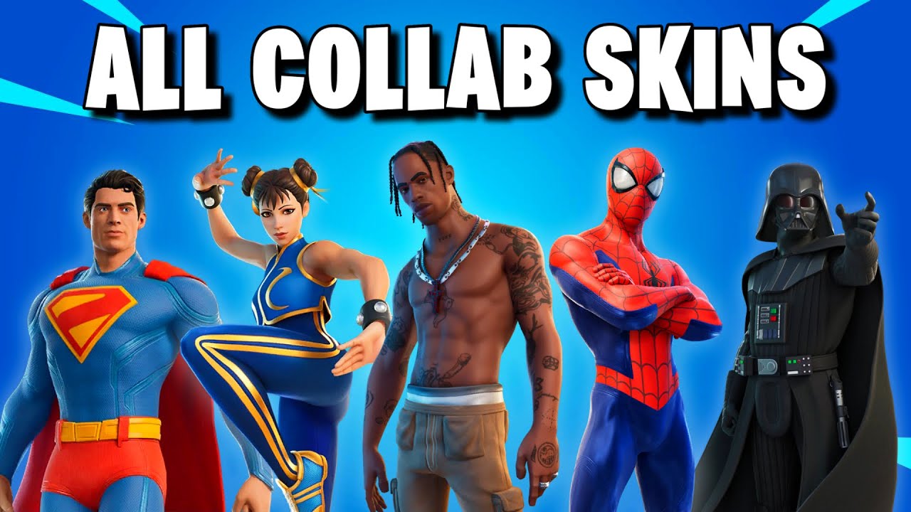 ALL Collab Skins in Fortnite! (2019-2025)