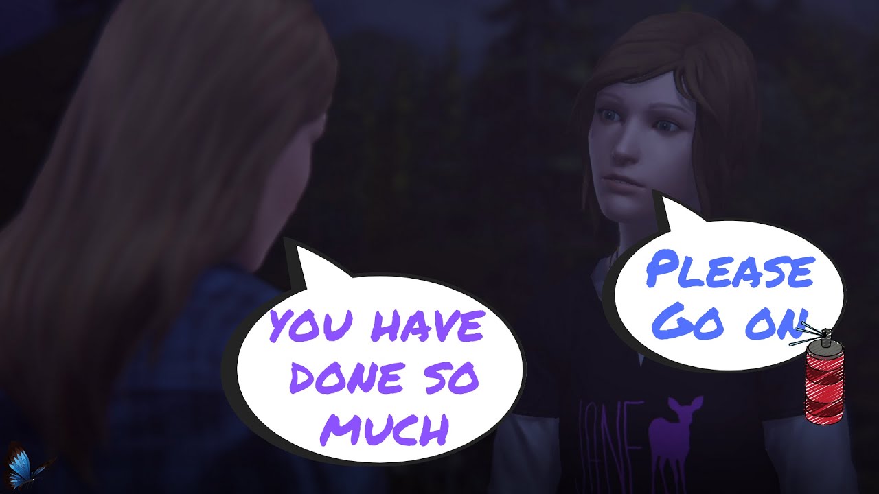 Every single Compliment Rachel can give Chloe at the park | All Variations | LIfe is Strange:BTS Ep1