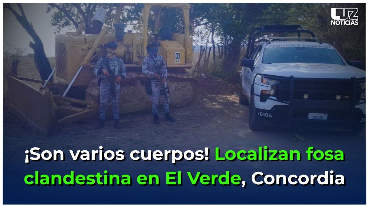 ¡Son varios cuerpos! Localizan fosa clandestina en El Verde, Concordia.