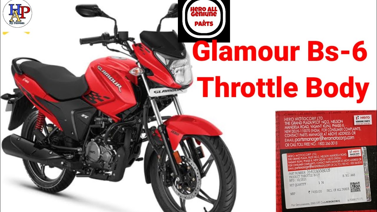 #Bs-6,Glamour, Throttle Body// ग्लैमर गाड़ी का थ्रोटाले बॉडी का// price- 7450//
