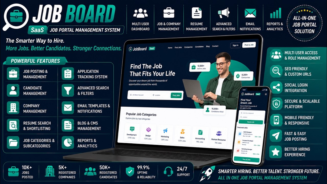 Job Board Saas - Job Portal Management System