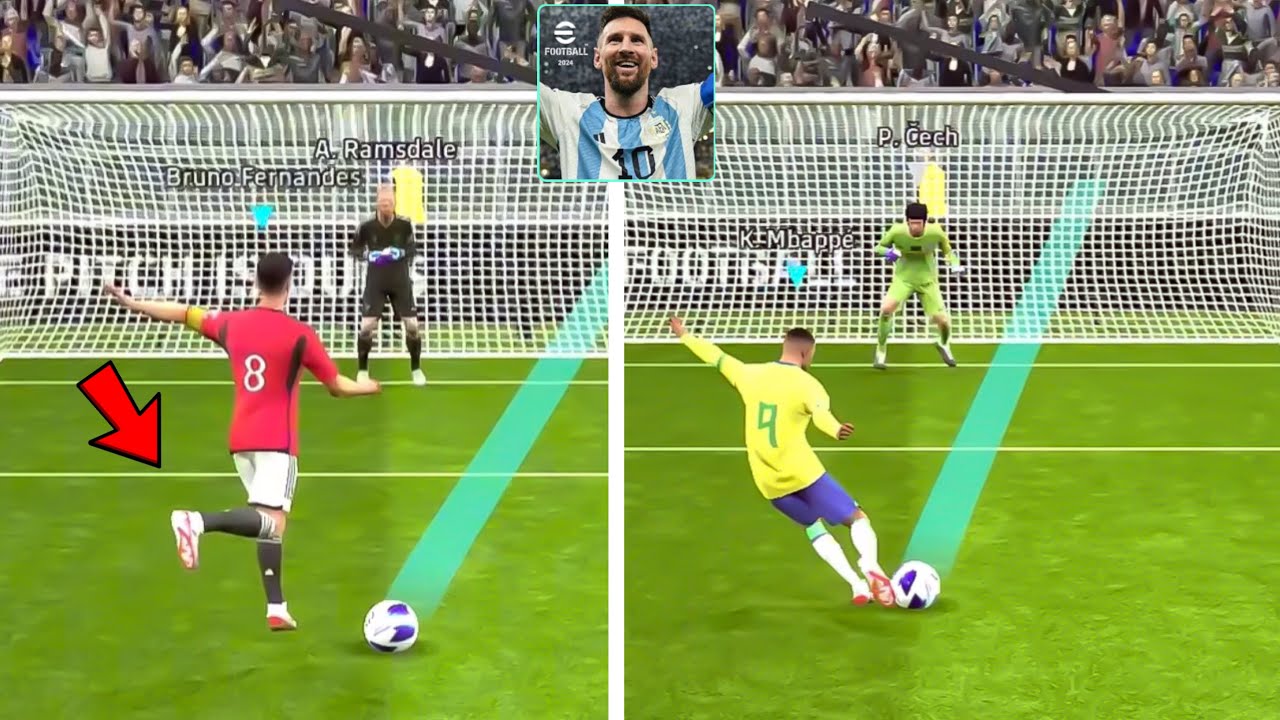New Unique Penalty Techniques | eFootball 2025 mobile