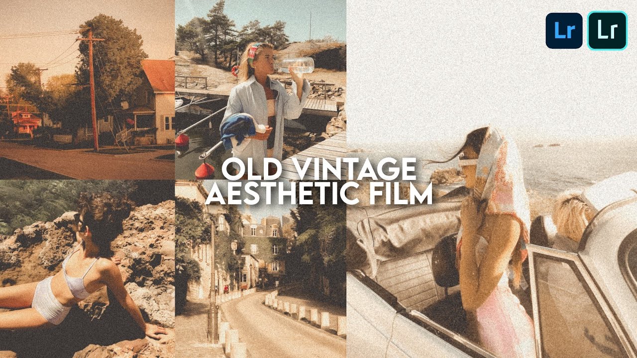 Old Vintage Film Aesthetic Preset | Free Lightroom DNG XMP | How to edit Old Film Aesthetic Look