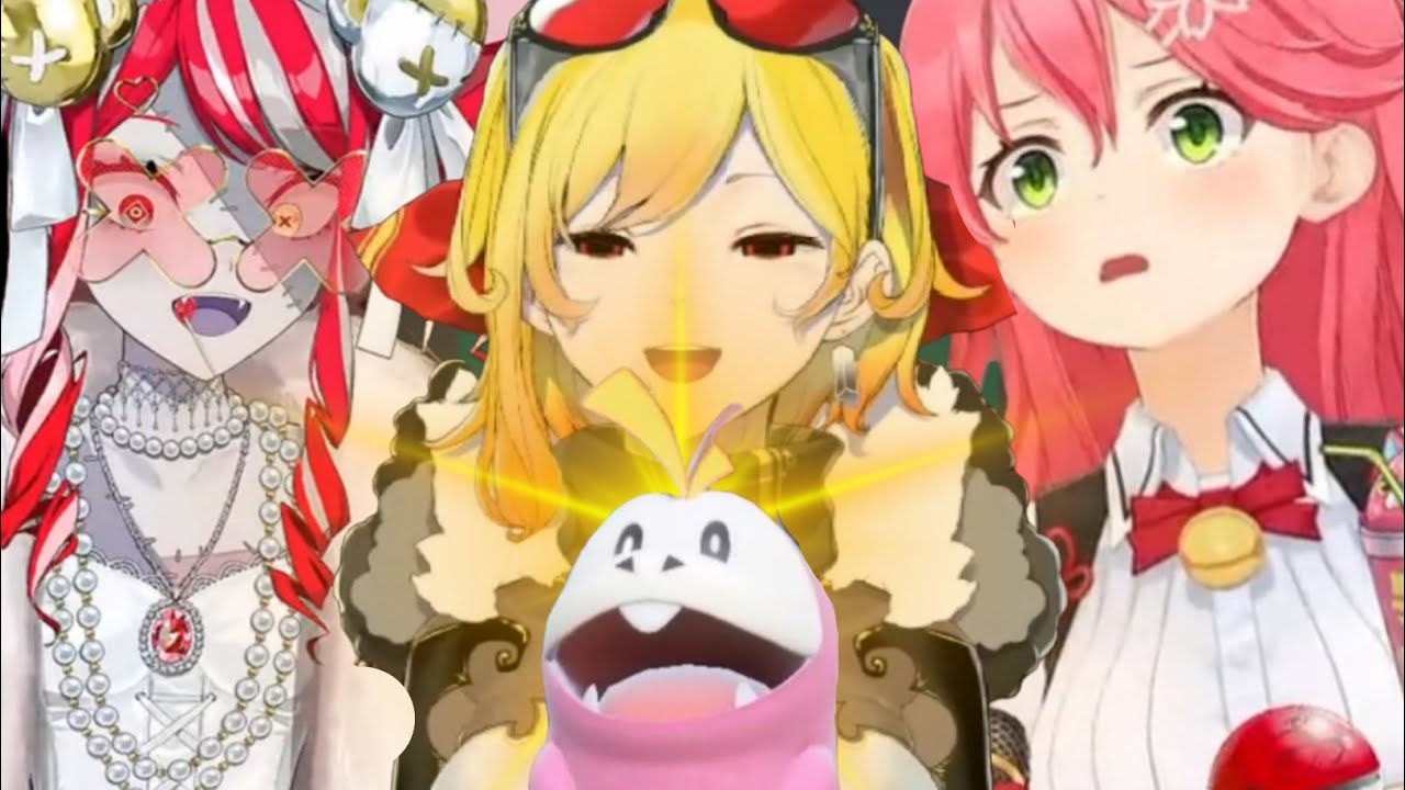 Reaksi Ollie dan Miko ngeliat Kaela dapetin Shiny Fuecoco [ hololive ]