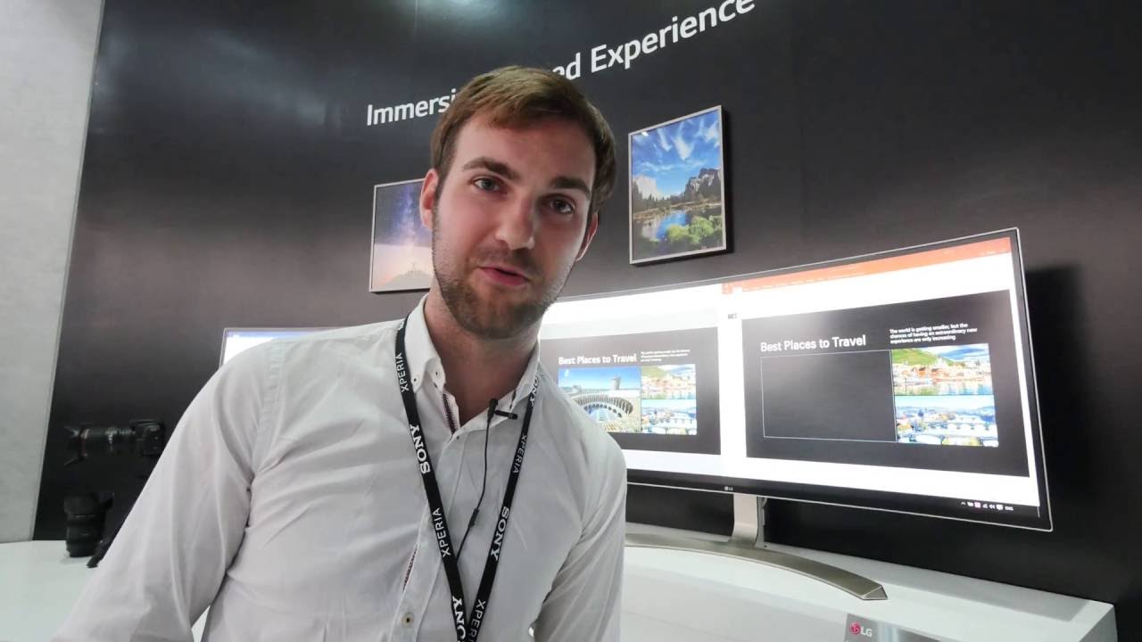 LG 38UC99 4K Curved Monitor bemutat&oacute;
