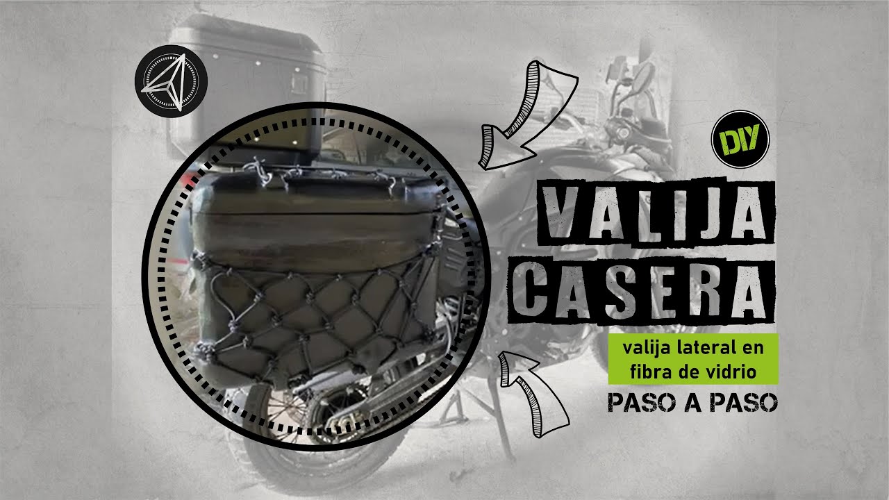 Valija  casera para moto en fibra de vidrio - f800GS Adventure