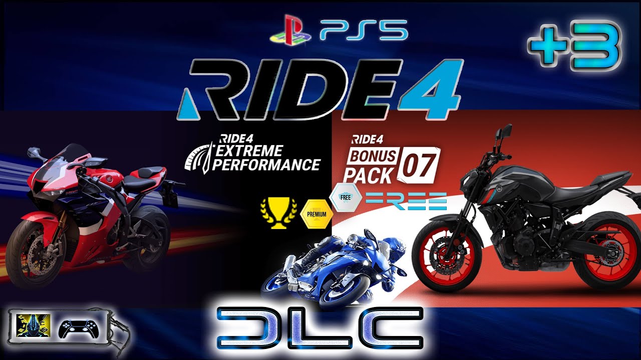 RIDE 4 PS5 FULL BIKES EXTREME PERFORMANCE IMOLA & BONUS PACK 07 + MASTER ULSTER GP DLC CIRCUIT UHD