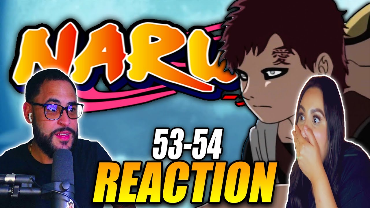 GAARA IS INSANE! JIRAIYA TEACHES NARUTO THE SUMMONING JUTSU! Naruto Ep 53 - 54 Couple Reaction