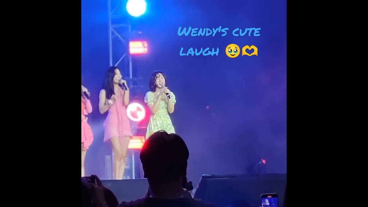 Wendy's cute laugh @ Be You Con in Manila 🥰💙