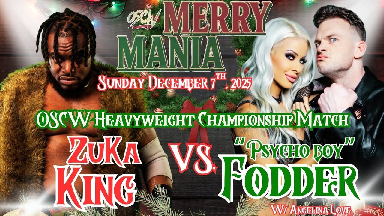 OSCW TITLE: Zuka King VS Psycho Boy Fodder(w/Angelina Love) (OSCW 12-07-25)