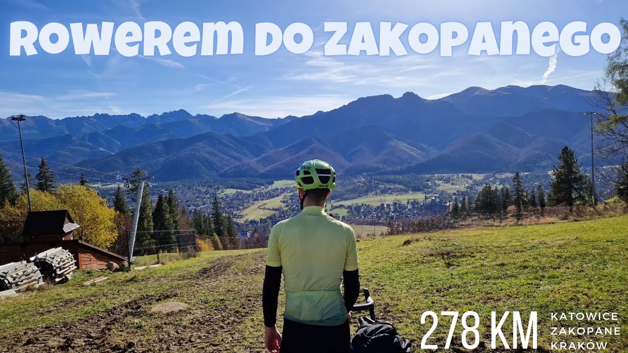 278 km ROWEREM do ZAKOPANEGO z KATOWIC. Tatry rowerem. Tubeless w szosie Bikepacking ultrakolarstwo