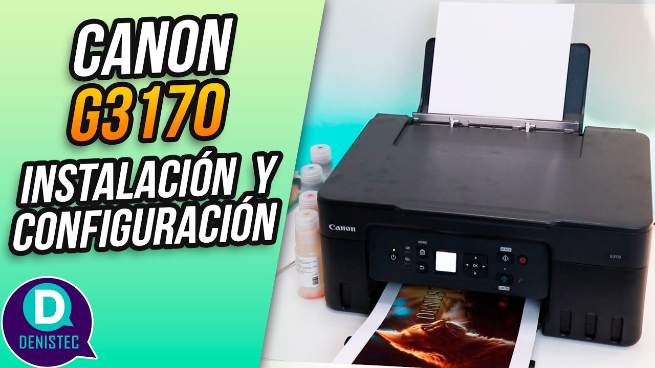Instalar y configurar una impresora Canon G3170 ✅
