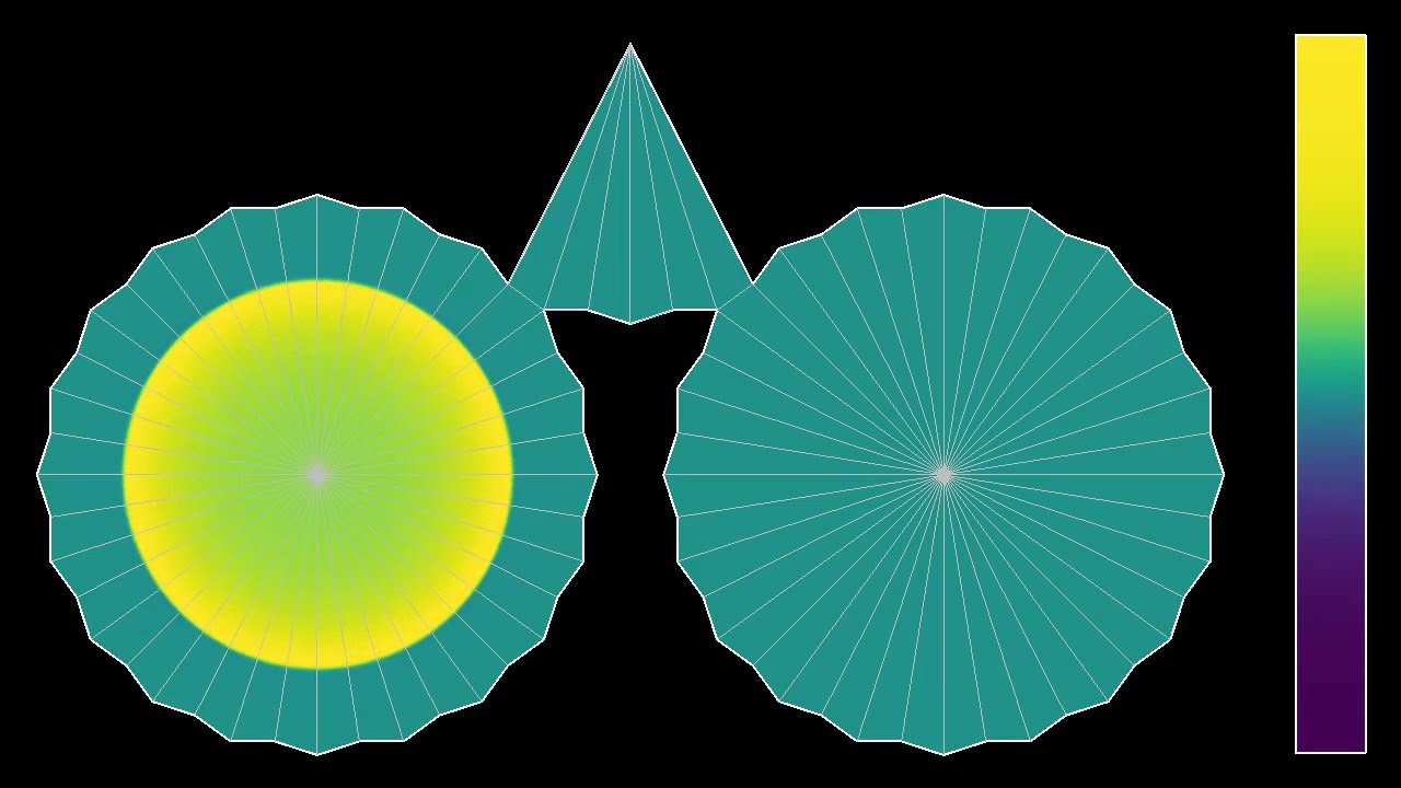 Waves in an unilluminable polygon without right angles
