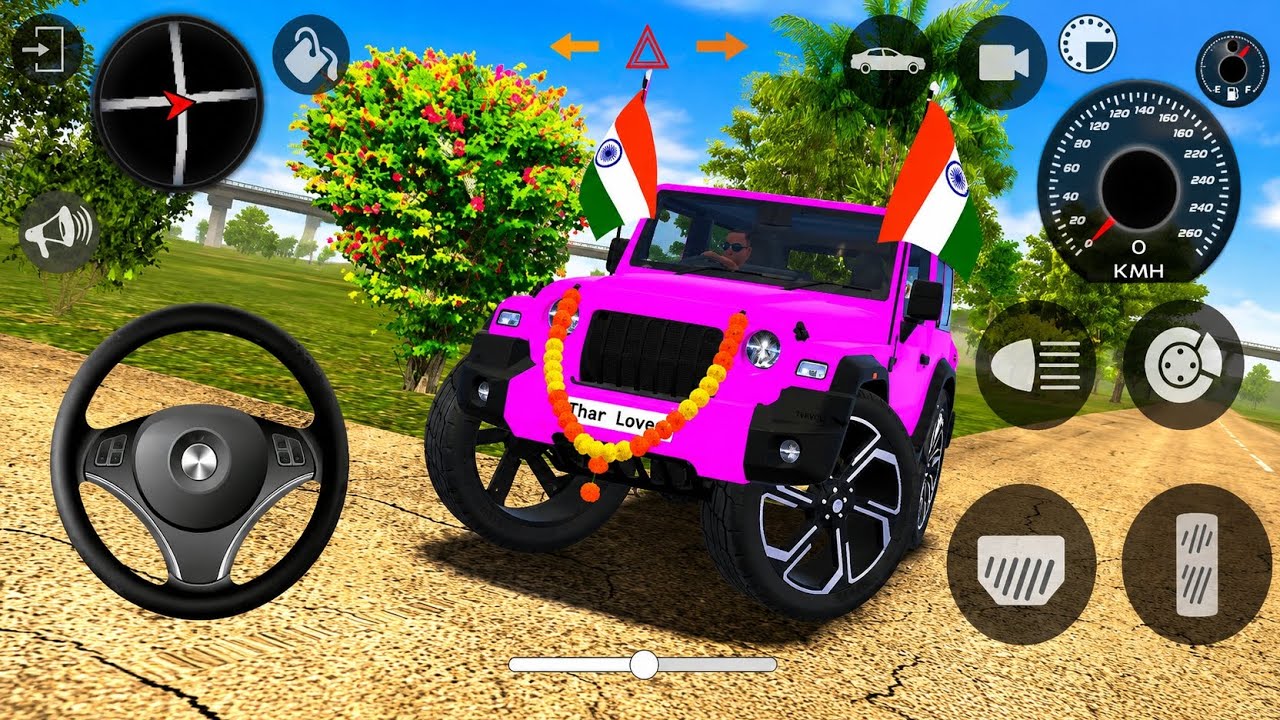 Modified Mahindra Thar Car Games: Indian Cars (Gadi Wala Game) - Car Game Android Gameplay 2026
