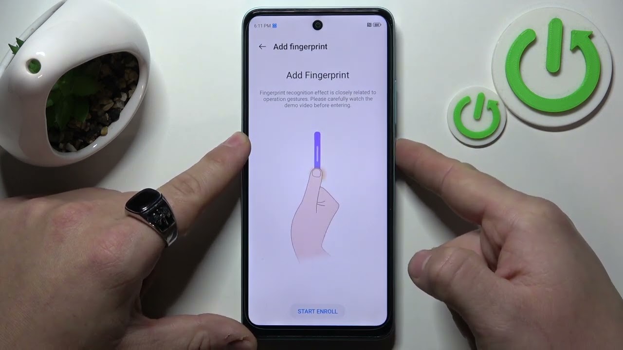Как добавить блокировку экрана по отпечатку на ZTE Blade A75 5G
