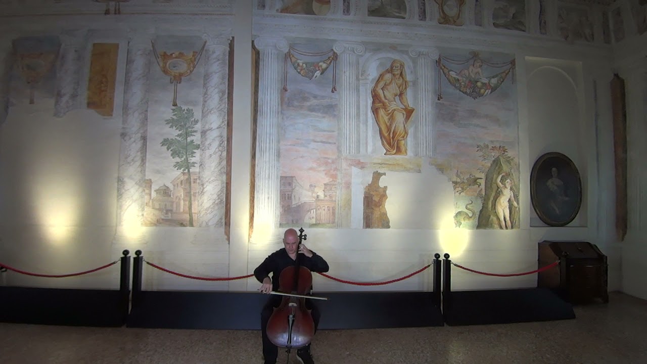 D. POPPER ETUDE n.22 op.73 cello LUCA PACCAGNELLA Estense Medieval Castle