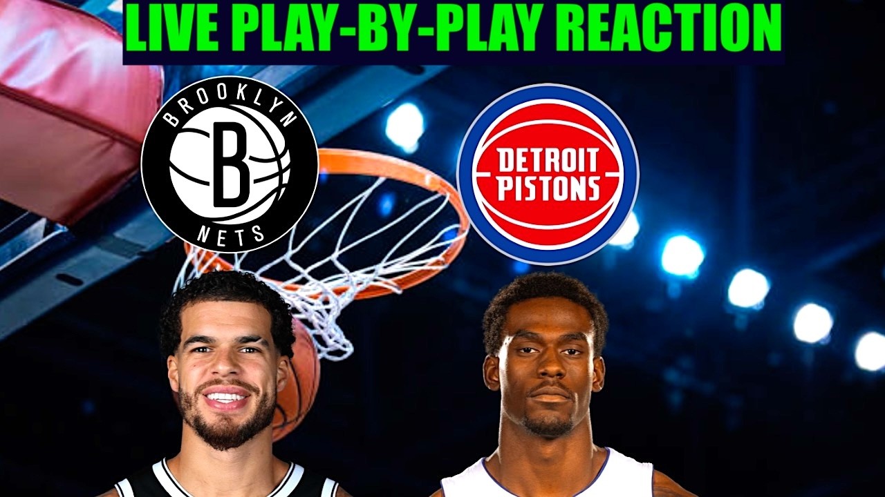 Brooklyn Nets vs Detroit Pistons NBA Play-By-Play Reaction 3/7/26 LIVE