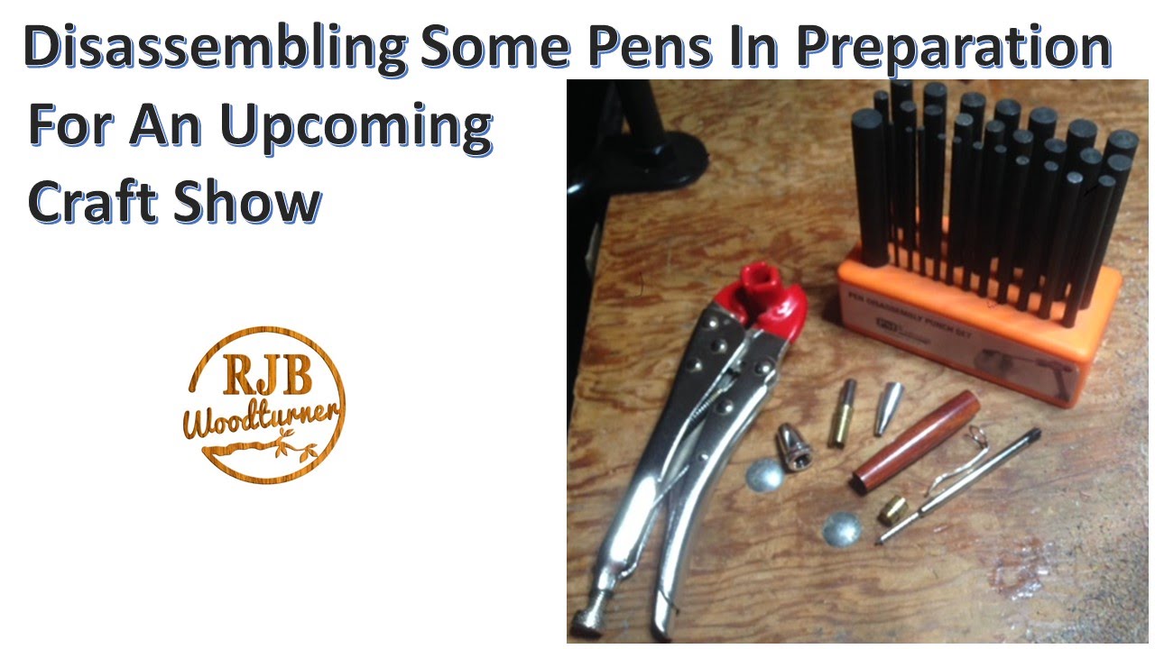 Disassembling Pens In Preparation For A Craft Show