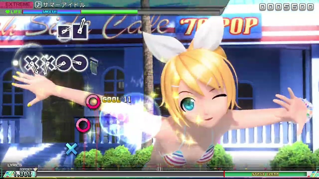 【初音ミク Project DIVA MEGA39’s+】サマーアイドル EXTREME スコアタ