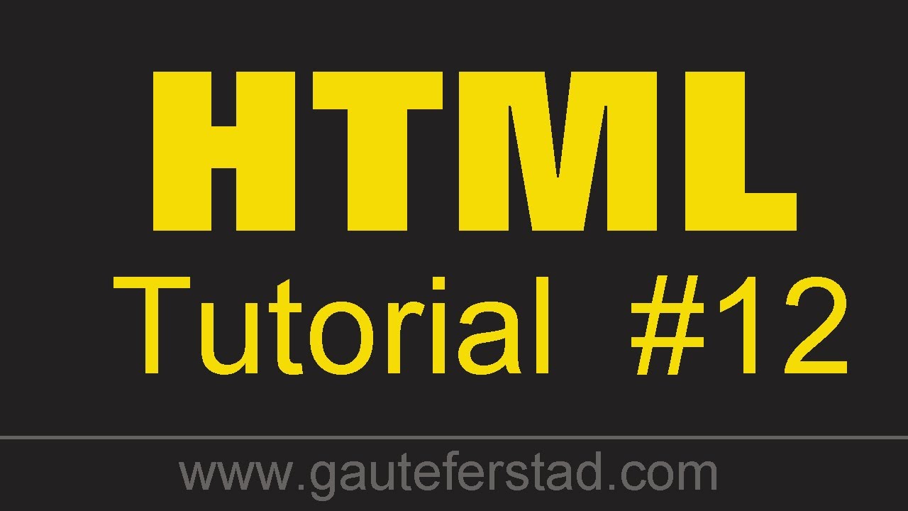 HTML Tutorial 12 Creating Bookmarks - Using a table of contents to link within the same page