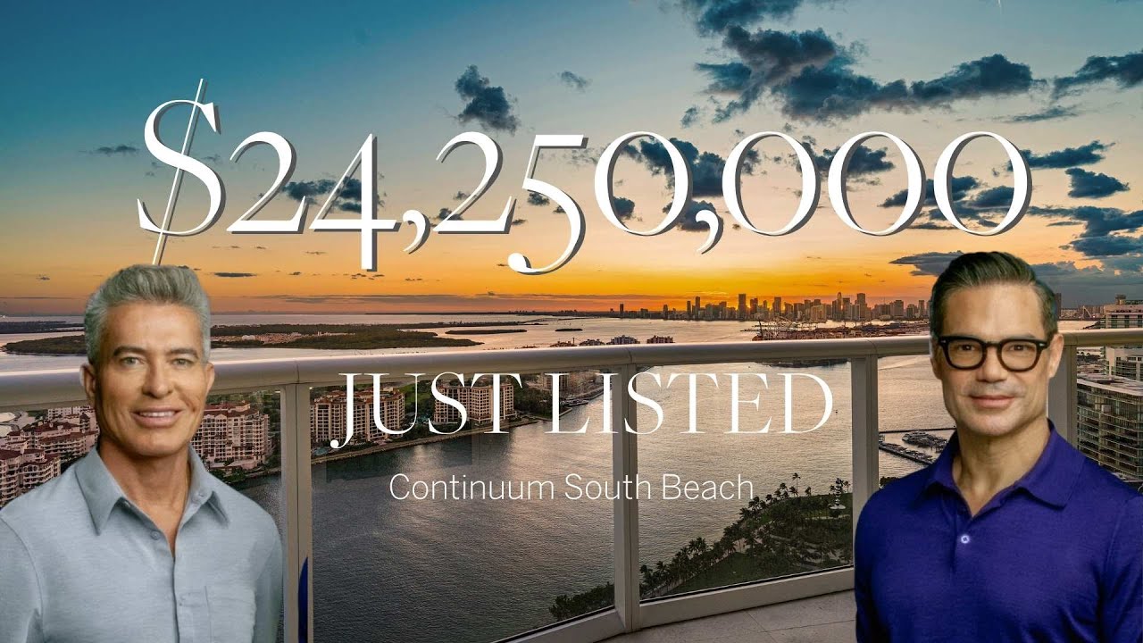 Inside a $24M Oceanfront Condo at Continuum South Beach | Miami Luxury Tour