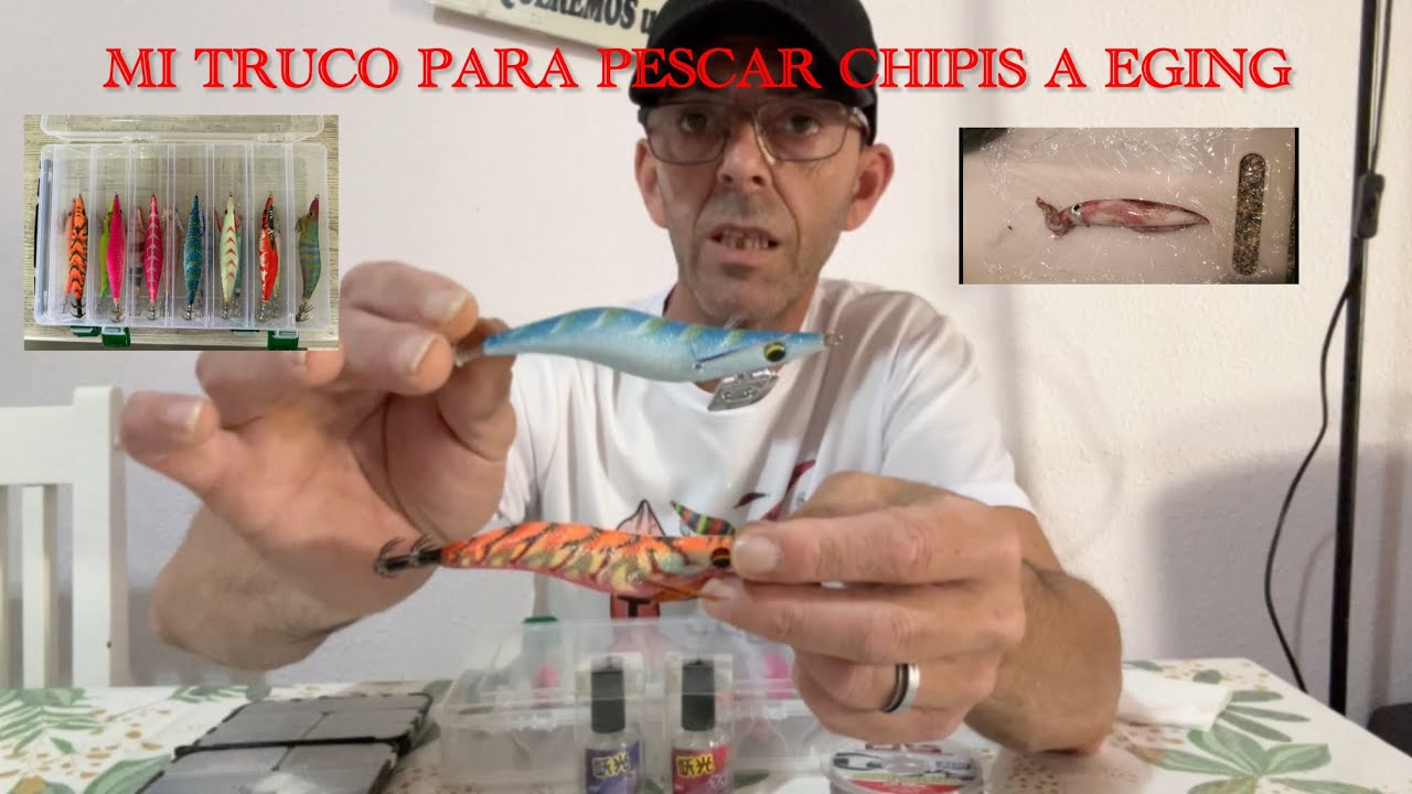 Mis trucos para pescar chipis a eging muy efectivo probarlo