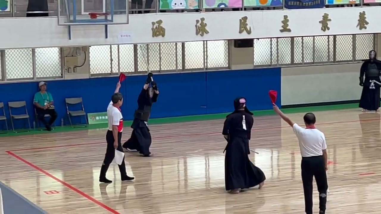 [三·四位決定戰]台北市x台中市[男子得分]1吳紹鳴x萬彥緯 2游秉桀x余權恩 3吳祖旭x李俊毅 4安良岡龍太朗x蔡嘉倫 5林昭成x劉裕銘【民國113年全民運動會劍道】2024年10月28日（一）