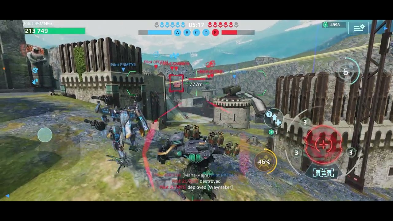 (War robot test server ) The new bot is a danger but the weapon… 