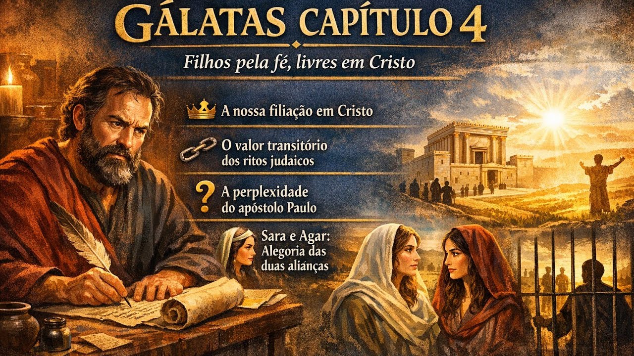 VAMOS LER A BÍBLIA? GÁLATAS CAPÍTULO 4