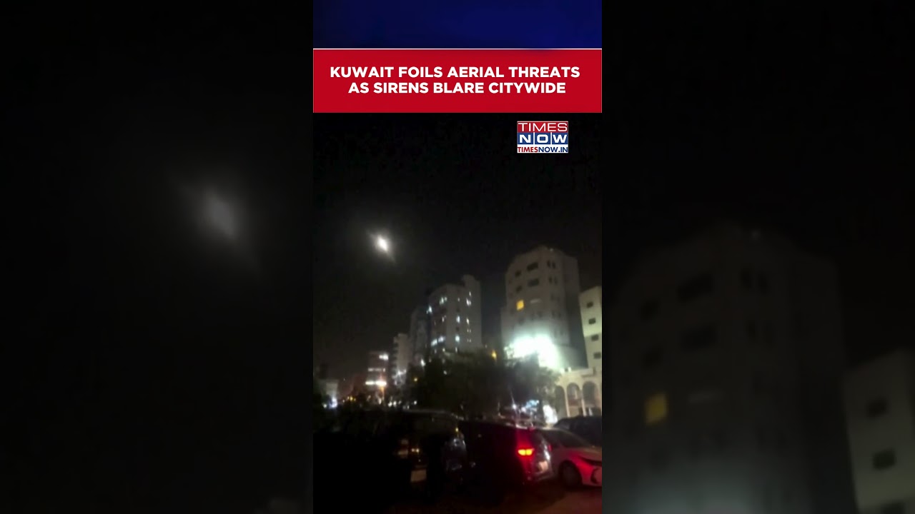 Iran Strikes US Base: Kuwait Intercepts Aerial Missile Threats As Sirens Echo Citywide #shorts
