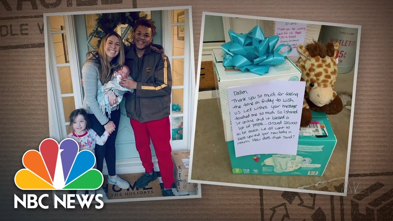 UPS Driver Delivers Touching Tribute To New Mom
