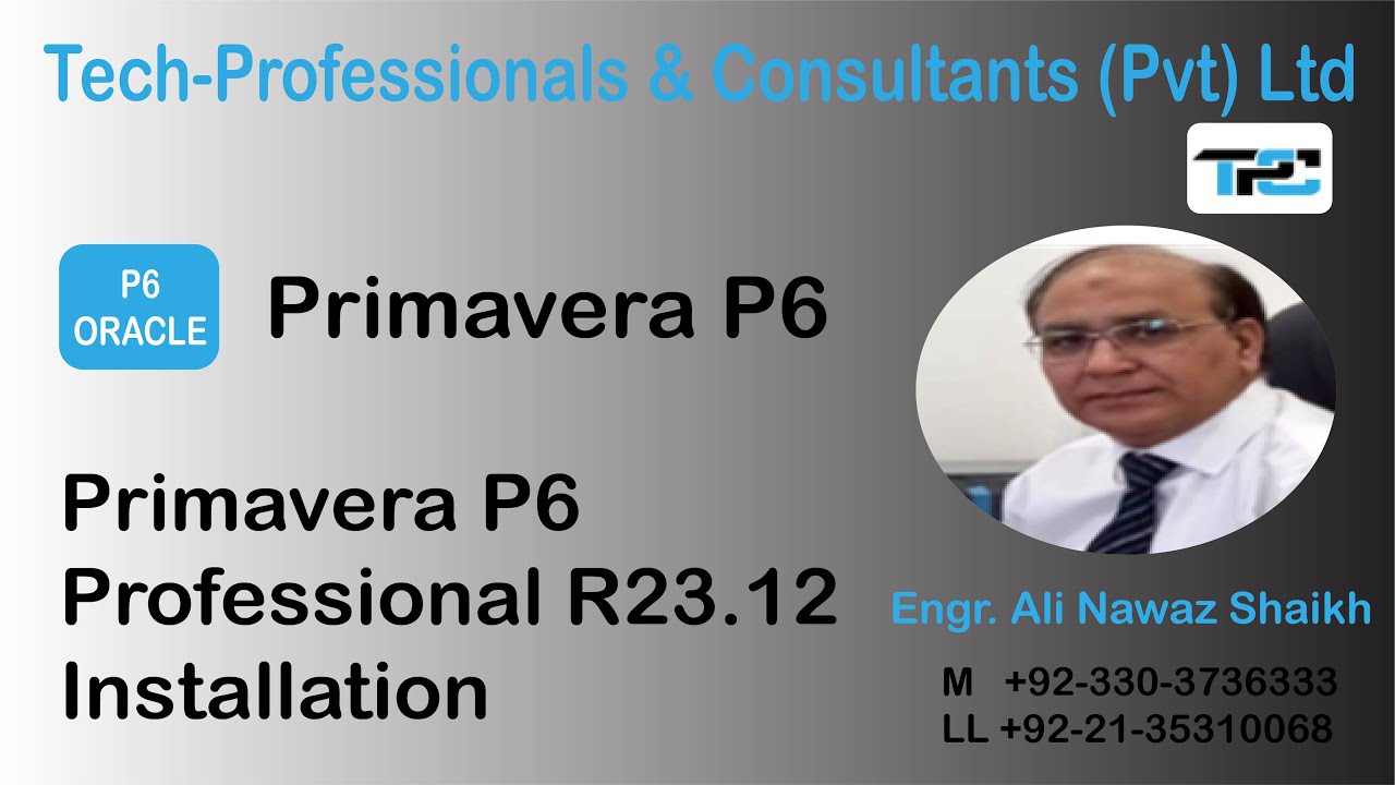 How to install Primavera P6 Professional R 23.12 Latest Version?