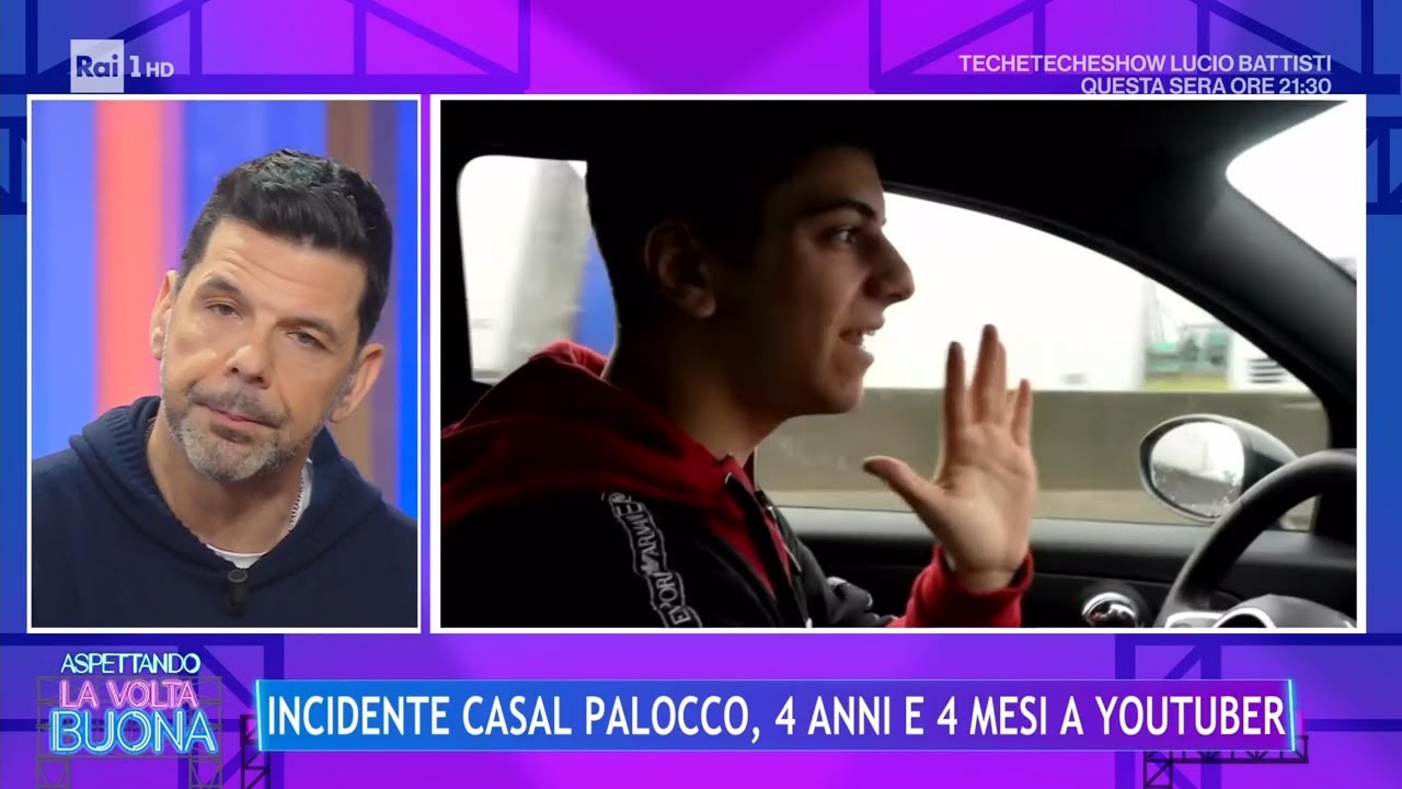 Incidente Casal Palocco, 4 anni e 4 mesi a youtuber - La Volta Buona 02/02/2024