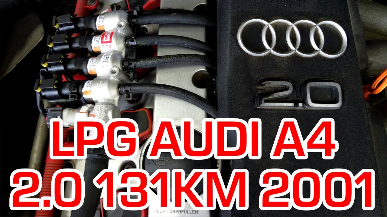 Montaż LPG Audi z A4 2.0 131KM 2001r w Energy Gaz Polska na gaz BRC