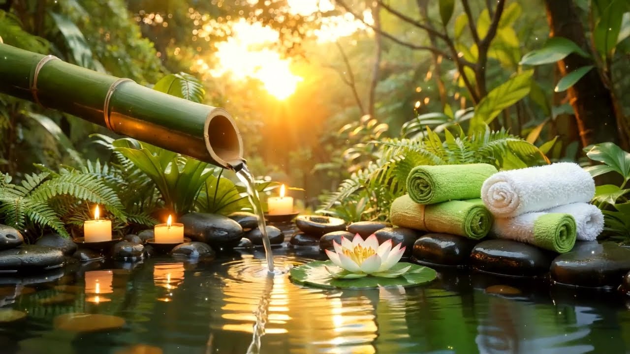 Peaceful Bamboo Ambience 🌿 Healing Piano Music for Stress Relief, Sleep & Deep Calm