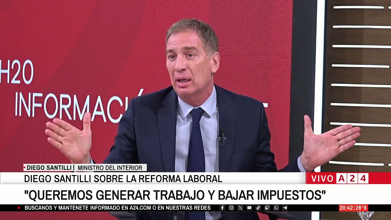 📢 DIEGO SANTILLI POR LA REFORMA LABORAL: 